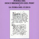 Diego de Silva y Guzmán - Poema del descubrimiento del Perú y La toma del Cuzco